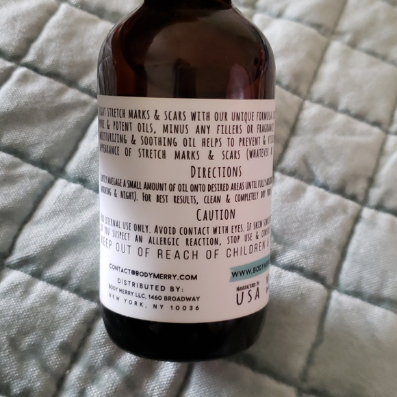 Body Merry. Never Used. Stretch Mark's & Scats Oil - Picture 3 of 3